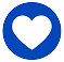 Heart icon representing donor relationships